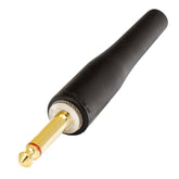 Proel S290BK Mono Jack 6,3mm Rubber Sleeve Blk